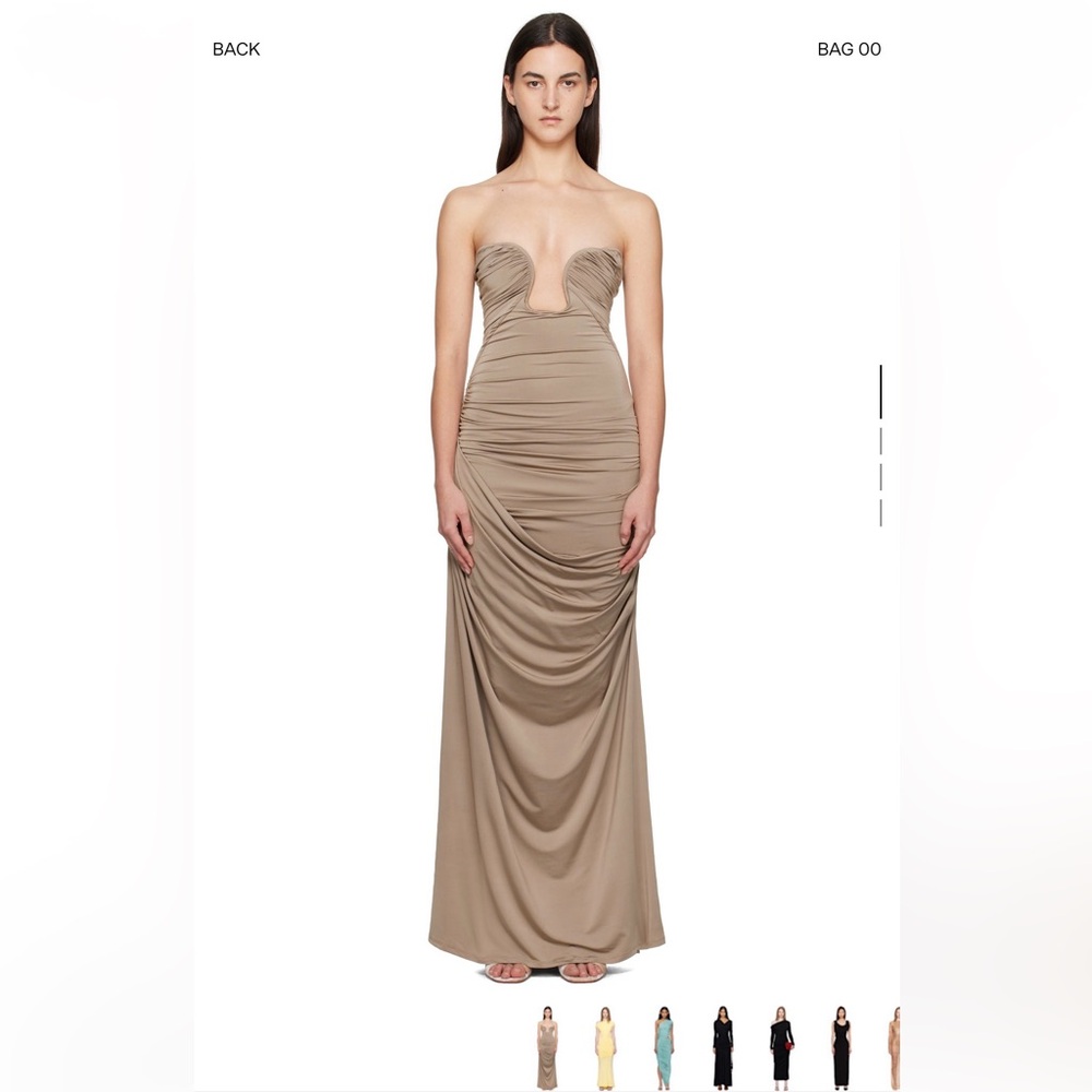 Paris Georgia Taupe Val Maxi Dress